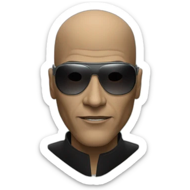 Morpheus the matrix sticker