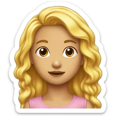 petite fille sticker