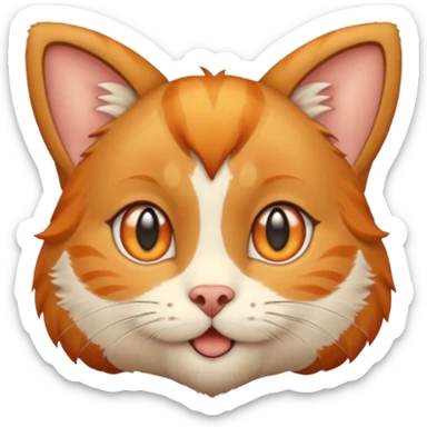 😹 with dunkey ears sticker