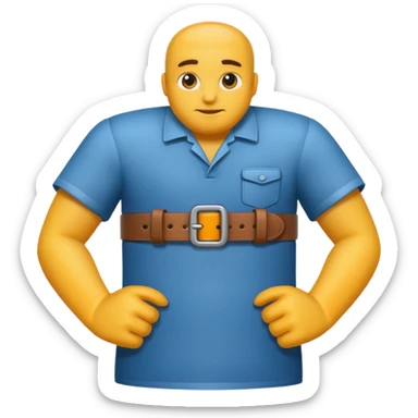 belt in hand sticker