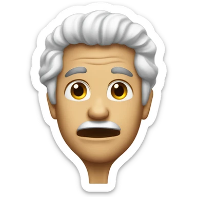 Shake my head Jeus sticker