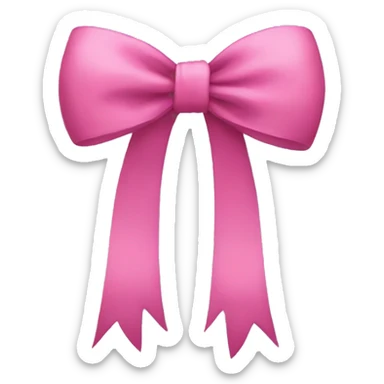 big bow sticker