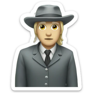 bad luck at a cemetery sticker