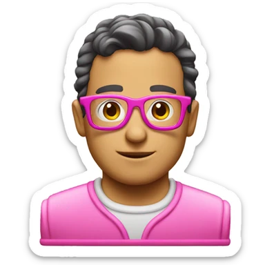 pink geek bar sticker