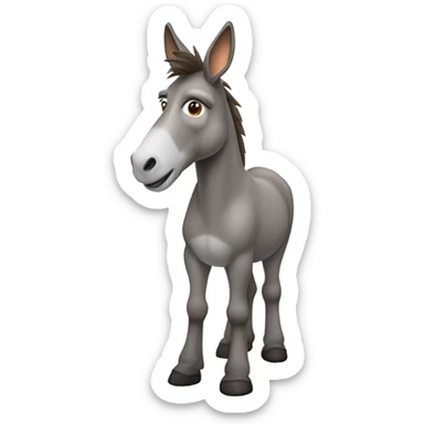 donkey  sticker
