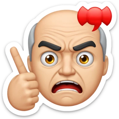 Big text "mopo" above and an angry man sticker