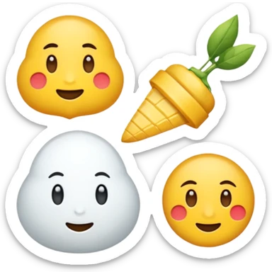 Больше чтобы было похоже на горстку salt  sticker