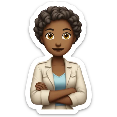 Girl with an attitude  sticker