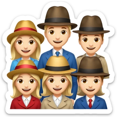 événement convivial décontracté (sans verre de champagne) sticker