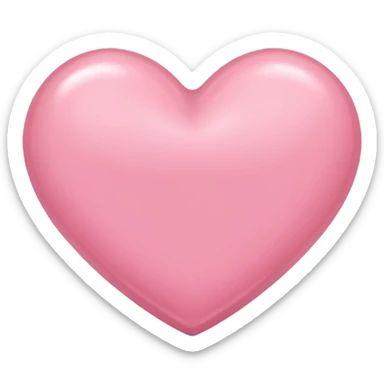 Baby Pink heart sticker