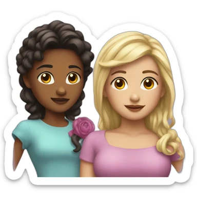 juli and yuli double personalities sticker