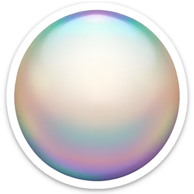 una perla sola sin cara  sticker