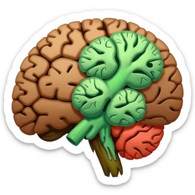 Brain rot sticker