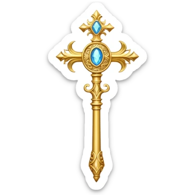 christ scepter sticker