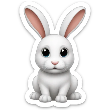 rabbits coding sticker