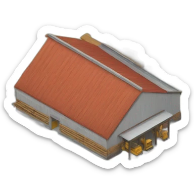 modern lumber factory sticker