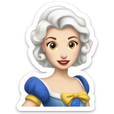 Blanche neige sticker