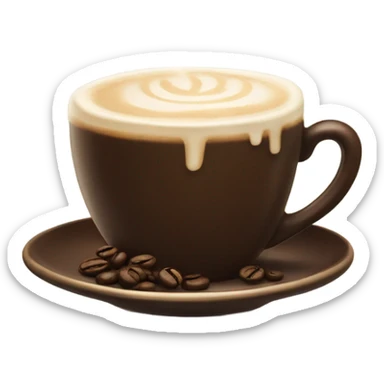 Coffee sticker