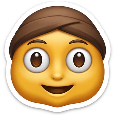 Omino di pan di zenzero con solo glassa bianca  sticker