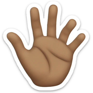Circle hand game emoji sticker
