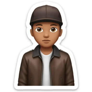 True brown style Filipino gangster while hdi sticker