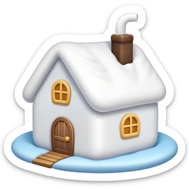 Marshmallow House sticker