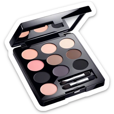 Dior black Little makeup pallette  sticker