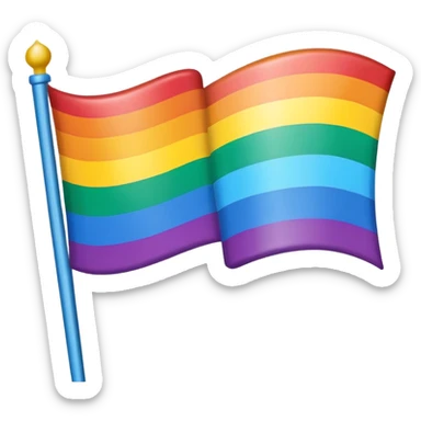 Floptropica flag sticker