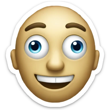 Crypto excited eyes with lots of money sticker