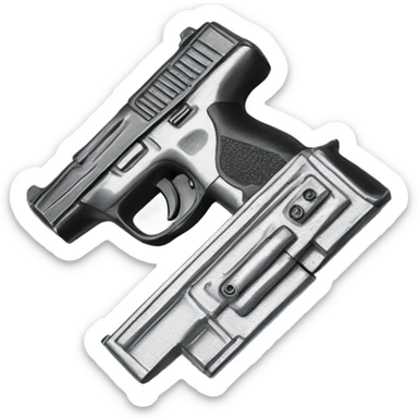 Gun  sticker