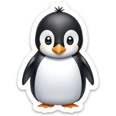Pinguin Anime Style sticker