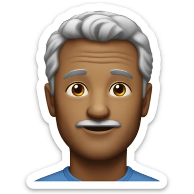 Man 50 years that once to look younge sticker