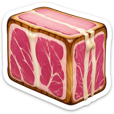 Boneless pork belly sticker