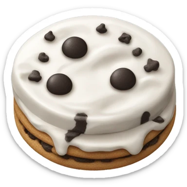 Cookies and cream sticker