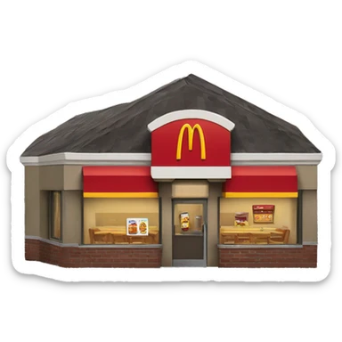 McDonald’s restaurant  sticker