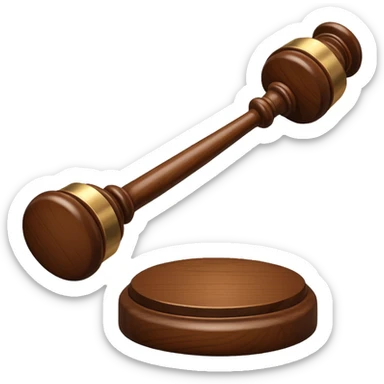 Gavel sticker
