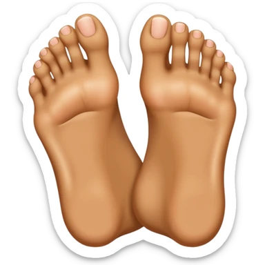 a foot that instead of toes has fingers sticker