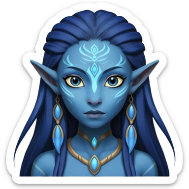 Neytiri   from Avatar movie sticker