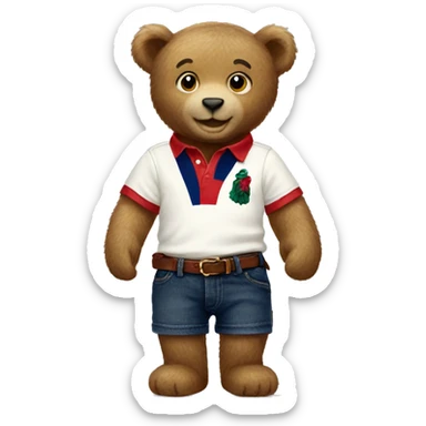 Ralph Lauren polo bear sticker