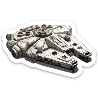 Millenium falcon sticker