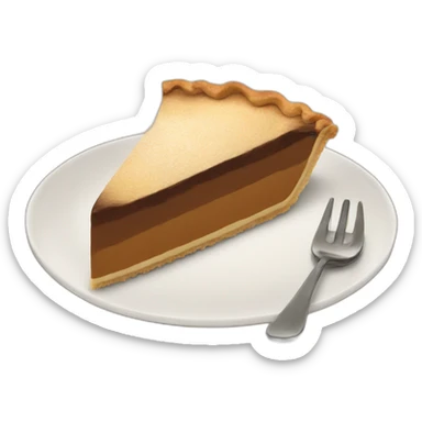 piece of coffee pie sticker