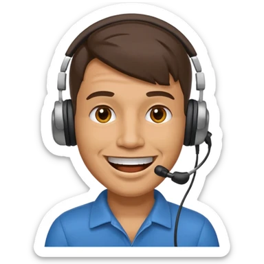 radio guy censored mouth sticker