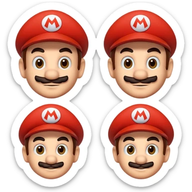 Mario, Mario and Mario, Mario Mario, Mario, Mario, Mario, Mario, Mario, Mario, Mario ￼ sticker