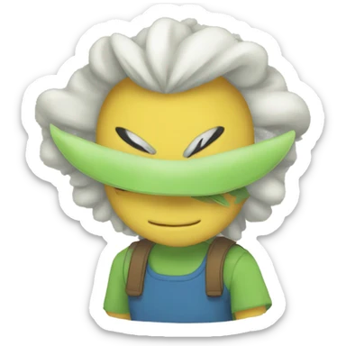 Mienfoo pokemon 2d emoji sticker