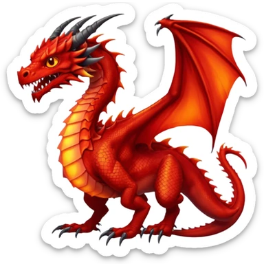 High severed extractor dragon from dragon city game,lurking sticker