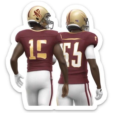 Washington commanders football  sticker