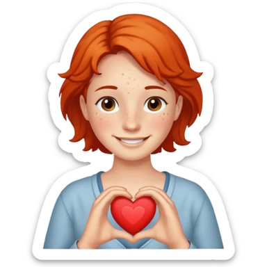 FLOORK DANDO UN CORAZÓN Y DICIENDO DURMETE O TE CONQUISTO sticker