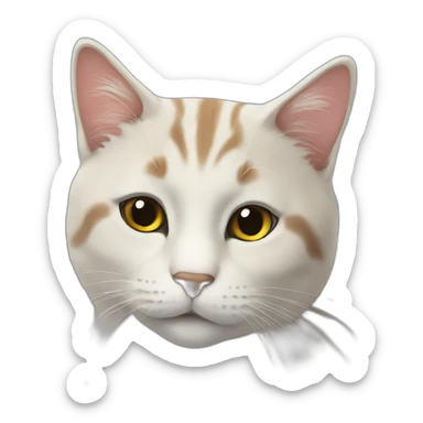 cat on alaska sticker