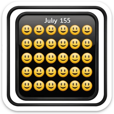 From July 15 to July 30 sticker