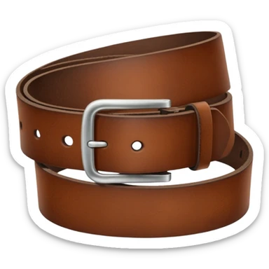 Belt for pant, brown colour ,one round only and look classic sticker